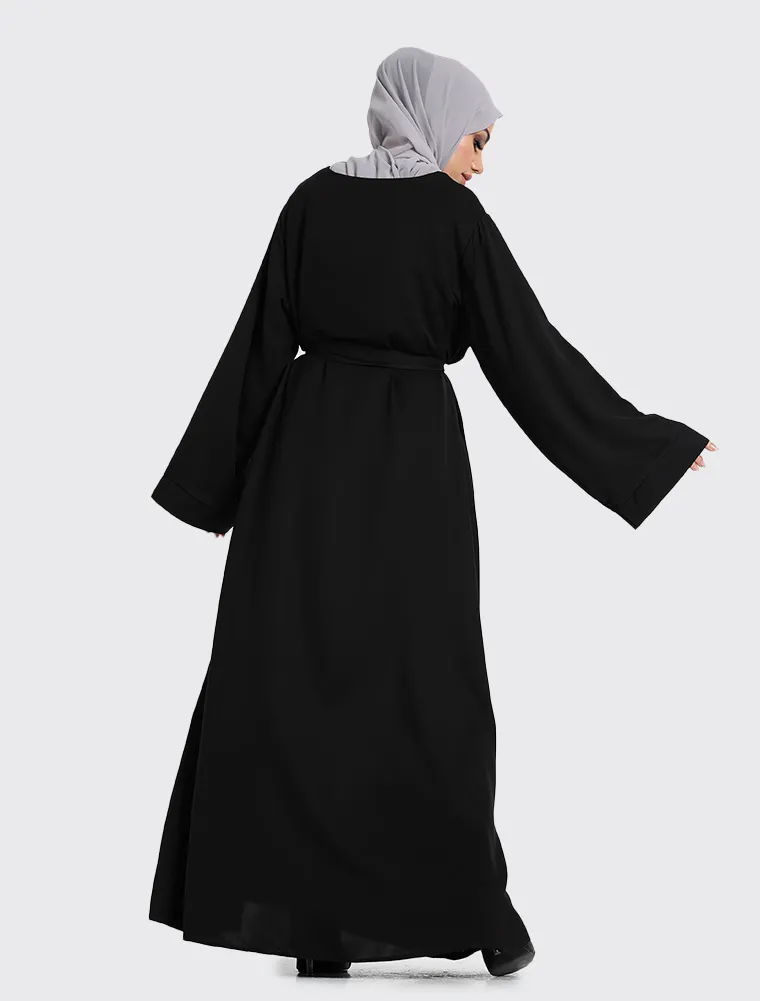 Black Plain Abaya
